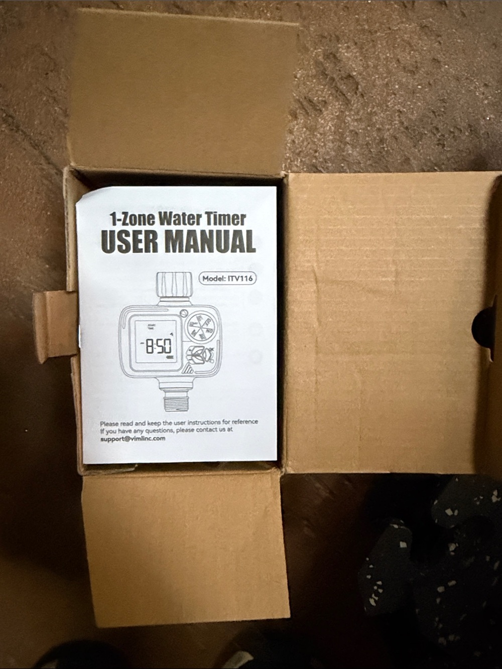 1-Zone Water Timer (White) - User Manual Included
